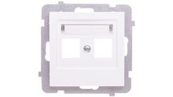 AS Obudowa gniazda teleinformatycznego podwójnego biała GPK-2G/p/00-33927