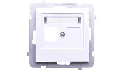 AS Obudowa gniazda teleinformatycznego pojedynczego biała GPK-1G/p/00-33933
