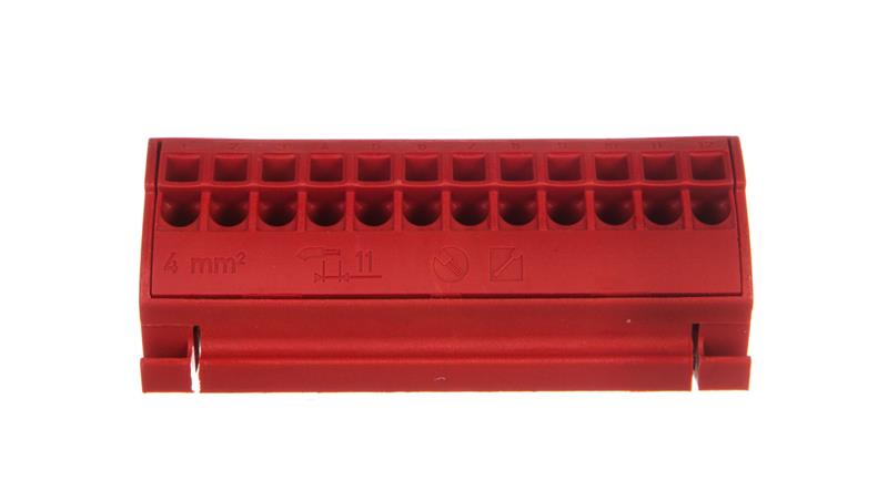 Blok potencjałowy 4mm2 czerwony 812-103-68735