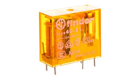 Przekaźnik miniaturowy 1P 10A 24V AC AgNi 40.31.8.024.0000 F40-31-8-024-0000-14490