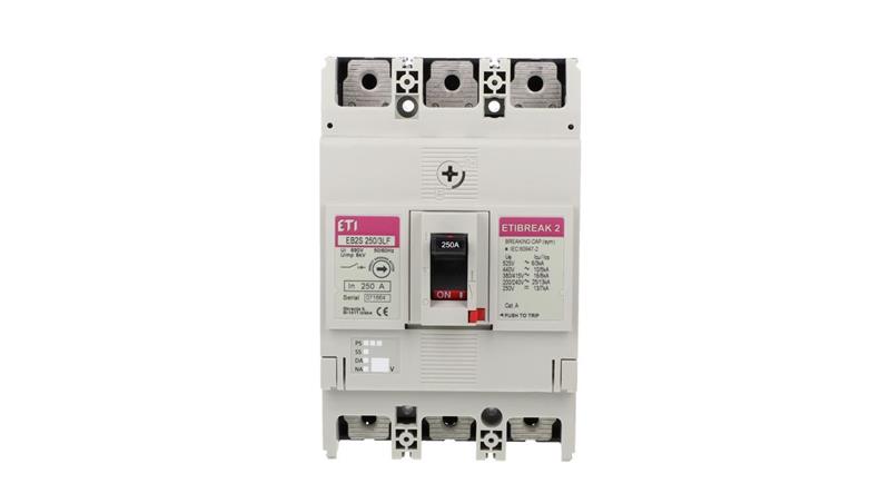 Wyłącznik kompaktowy 3P 250A 16kA /bez regulacji/ EB2S 250/3LF 004671813-9546