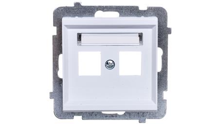 SONATA Obudowa gniazda podwójnego biała GPK-2R/p/00-33978