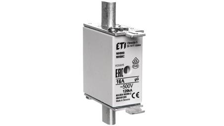 Wkładka bezpiecznikowa KOMBI NH000C 16A gG/gL 500V WT-00C 004181205-5298