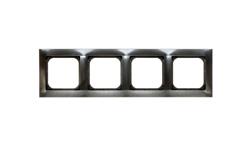 IMPRESJA Ramka poczwórna antracyt R-4Y/50-36894