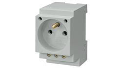 Gniazdo modułowe 2P+Z 16A 230V CEE7 z bolcem 5TE6803-73172