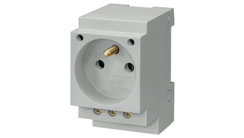 Gniazdo modułowe 2P+Z 16A 230V CEE7 z bolcem 5TE6803-73172