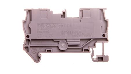 Złączka zaciskowa/szynowa 2-przewodowa 0,2-6mm2 szara PT 4 3211757-73949