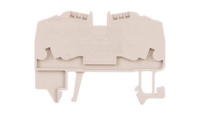Złączka szynowa samozaciskowa 2,5mm2 szara KYA02LH-75280 Złączka szynowa samozaciskowa 2,5mm2 szara KYA02LH-75280