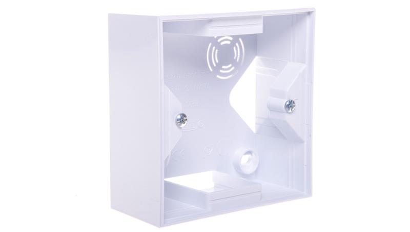 SONATA Puszka natynkowa pojedyncza biała PNP-1R/00-29783