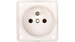 Integro Flow Gniazdo pojedyncze z/u śnieżnobiałe mat 961852502-43214