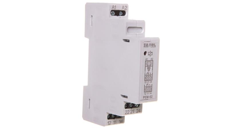 Przekaźnik elektromagnetyczny 230V AC 2x8A PEM-02/230 EXT10000099-25282 Przekaźnik elektromagnetyczny 230V AC 2x8A PEM-02/230 EXT10000099-25282