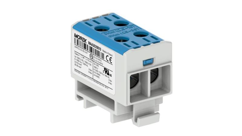 Złączka OTL35-2 kolor niebieski 2xAl/Cu 2,5-35mm2 1000V AC / 1500V DC Zacisk uniwersalny MAA2035B10-64716