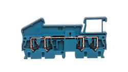 Złączka sprężysta ST 2,5 QUATTRO niebieska ST 2,5-QUATTRO BU 3031319-74227