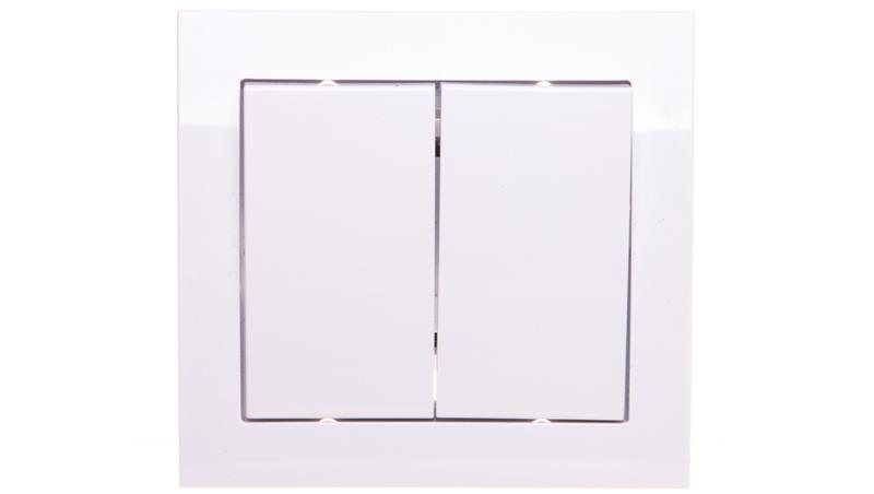 KIER Łącznik świecznikowy biały ŁP-2W/00-33163