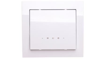 KIER Łącznik pojedynczy z podświetleniem biały ŁP-1WS/00-30745