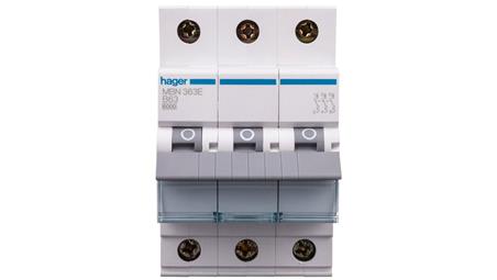 Wyłącznik nadprądowy 3P B 63A 6kA AC MBN363E-16461