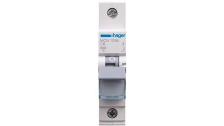 Wyłącznik nadprądowy 1P C 6A 6kA AC MCN106E-16433