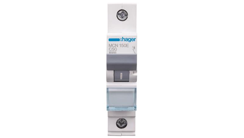 Wyłącznik nadprądowy 1P C 50A 6kA AC MCN150E-16904