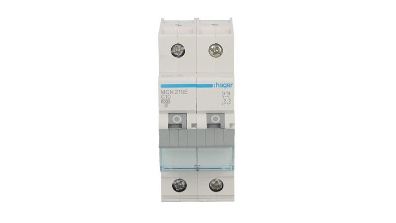 Wyłącznik nadprądowy 2P C 10A 6kA AC MCN210E-16659