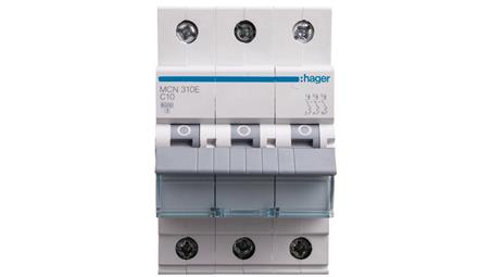 Wyłącznik nadprądowy 3P C 10A 6kA AC MCN310E-16456