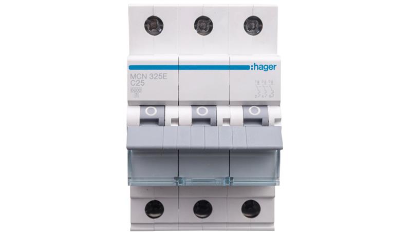 Wyłącznik nadprądowy 3P C 25A 6kA AC MCN325E-16243 Wyłącznik nadprądowy 3P C 25A 6kA AC MCN325E-16243