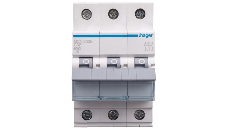 Wyłącznik nadprądowy 3P C 32A 6kA AC MCN332E-16257 Wyłącznik nadprądowy 3P C 32A 6kA AC MCN332E-16257