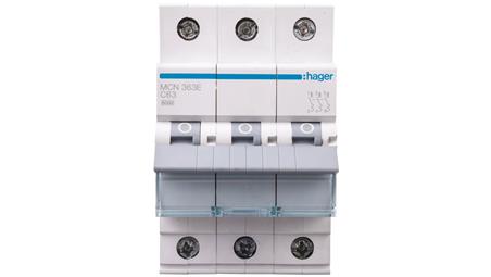 Wyłącznik nadprądowy 3P C 63A 6kA AC MCN363E-16348