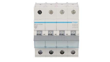 Wyłącznik nadprądowy 4P C 20A 6kA AC MCN420E-16838