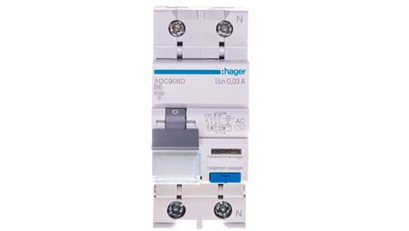Wyłącznik różnicowo-nadprądowy 2P 6A B 0,03A typ AC ADC906D-21566
