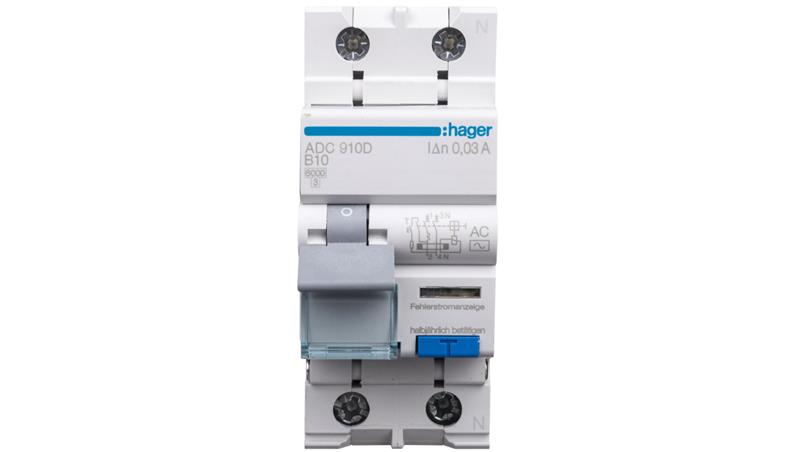 Wyłącznik różnicowo-nadprądowy 2P 10A B 0,03A typ AC ADC910D-21480 Wyłącznik różnicowo-nadprądowy 2P 10A B 0,03A typ AC ADC910D-21480