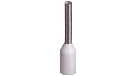 Końcówka tulejkowa izolowana TI 0,5mm2/8mm biała cynowana TI0,5L8x500 /500szt./-78359