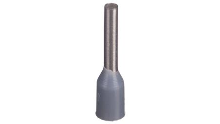 Końcówka tulejkowa izolowana TI 0,75mm2/8mm szara cynowana TI0,75L8x500 /500szt./-78319
