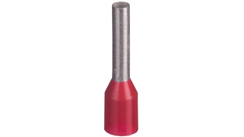 Końcówka tulejkowa izolowana TI 1mm2/8mm czerwona cynowana TI1L8x500 /500szt./-78302 Końcówka tulejkowa izolowana TI 1mm2/8mm czerwona cynowana TI1L8x500 /500szt./-78302