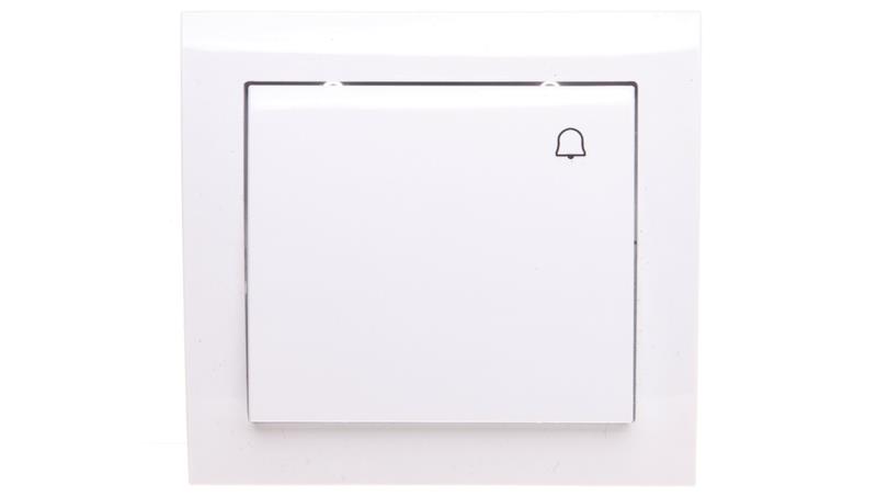 KIER Przycisk /dzwonek/ biały ŁP-6W/00-30734