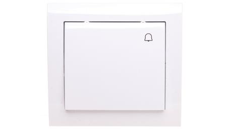 KIER Przycisk /dzwonek/ biały ŁP-6W/00-30734