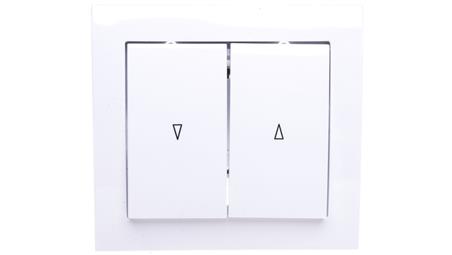 KIER Łącznik żaluzjowy biały ŁP-7W/00-35834