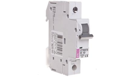 Wyłącznik nadprądowy 1P B 10A 6kA AC ETIMAT 6 002111514-16198