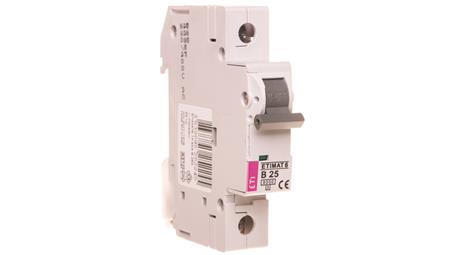 Wyłącznik nadprądowy 1P B 25A 6kA AC ETIMAT 6 002111518-16386