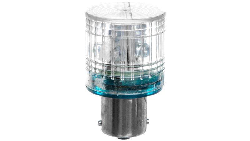 Dioda LED do kolumn sygnalizacyjnych IK błyskająca 220 V AC niebieska, T0-IKMF220M-21407 Dioda LED do kolumn sygnalizacyjnych IK błyskająca 220 V AC niebieska, T0-IKMF220M-21407