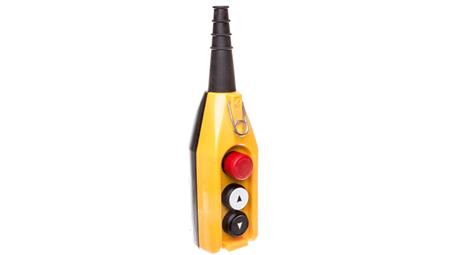 Kaseta sterownicza, 3 przyciski, w tym przycisk awaryjnego stopu 30 mm, jedna prędkość, T0-PV3E30B2-19397