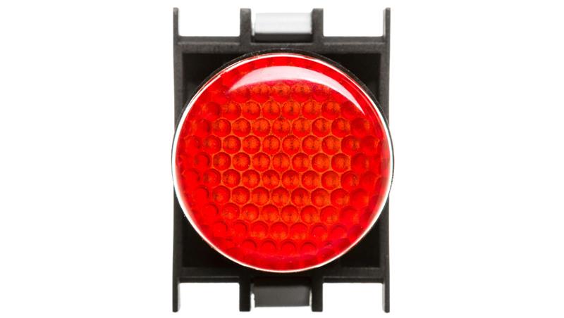 Lampka sygnalizacyjna B z LED, 100-230V AC, czerwona T0-B0K0XK-6764