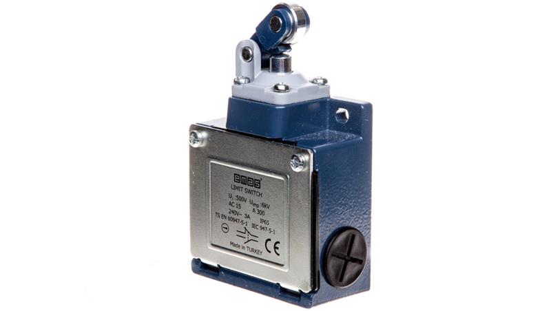 Łącznik krańcowy L53 w obudowie metalowej 1R+1Z popychacz z dźwignią z rolką metalową T0-L53K13MIM311-4711 Łącznik krańcowy L53 w obudowie metalowej 1R+1Z popychacz z dźwignią z rolką metalową T0-L53K13MIM311-4711