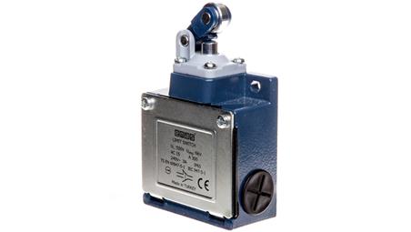 Łącznik krańcowy L53 w obudowie metalowej 1R+1Z popychacz z dźwignią z rolką metalową T0-L53K13MIM311-4711