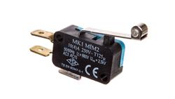 Wyłącznik krańcowy miniaturowy, 1CO, dźwignia długa z metalową rolką, T0-MK1MIM2-4590