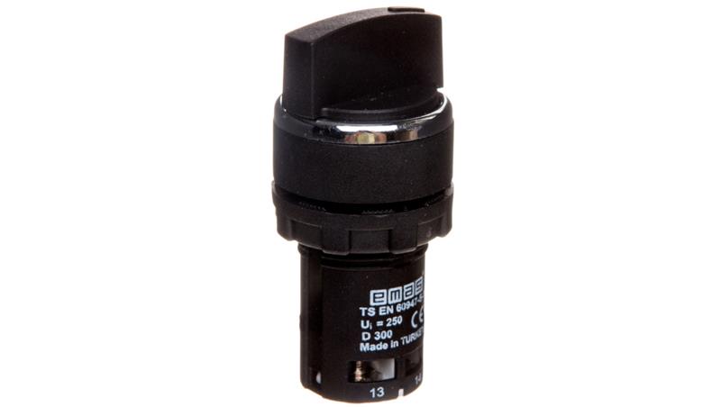 Przycisk pokrętny, monoblok, 1NO, 0-I niestabilny, 60 stopni T0-MB100S21-4556