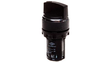 Przycisk pokrętny, monoblok, 2NO, stabilny, 60 stopni, II-0-I T0-MB101S30-4521