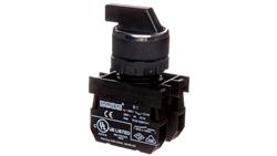 Przycisk pokrętny, 2NO, II-0-I obustronnie niestabilny, 60 stopni, T0-B101S32-4545