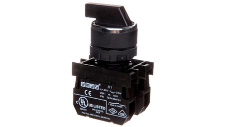 Przycisk pokrętny, 2NO, II-0-I obustronnie niestabilny, 60 stopni, T0-B101S32-4545