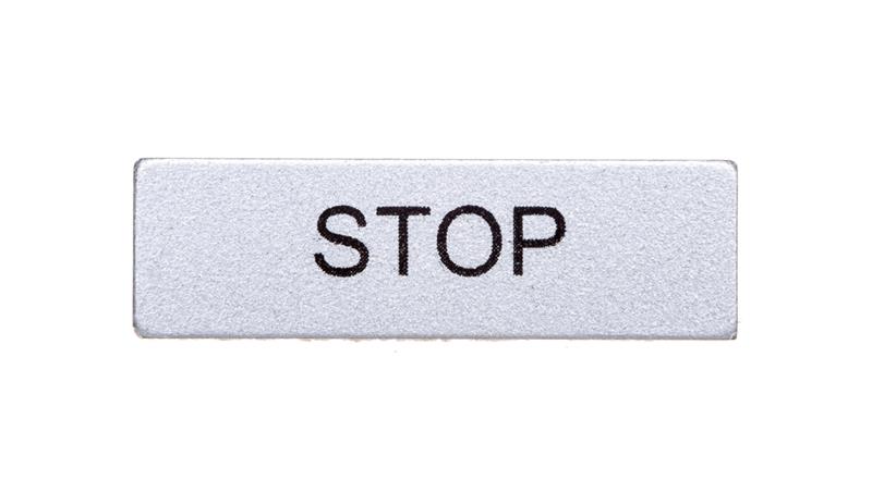 Tabliczka informacyjna 8 mm STOP, T0-BET08-STOP-21981