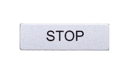 Tabliczka informacyjna 8 mm STOP, T0-BET08-STOP-21981